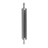 Reflex gauge body fig. 7006 steel/borosilcate glass flat glass length 90 mm
